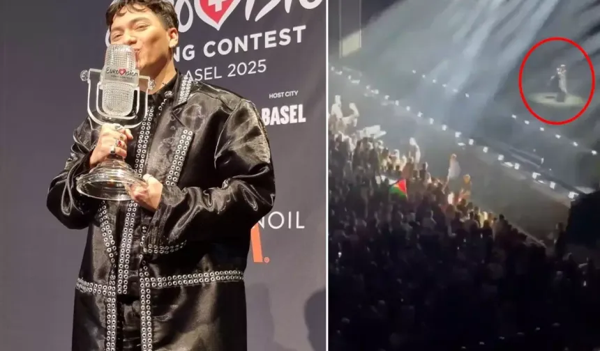 Eurovision'da İsrail Krizi! Protestolar Canlı Yayında Sansürlendi, Seyirciden Sert Tepki